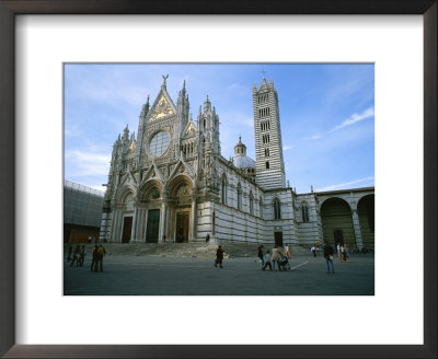 The Cathedral In Siena Is A Mixture Of Gothic And Romanesque Styles by Taylor S. Kennedy Pricing Limited Edition Print image