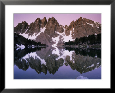 Kearsarge Lake Reflects The Nearby Kearsarge Pinnacles In This Scenic View by Phil Schermeister Pricing Limited Edition Print image