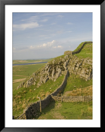 Pennine Way Crossing Near Turret 37A, Hadrians Wall, Unesco World Heritage Site, England by James Emmerson Pricing Limited Edition Print image