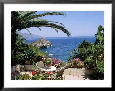 Mazzaro Beach, Taormina, Island Of Sicily, Italy, Mediterranean by J Lightfoot Pricing Limited Edition Print image