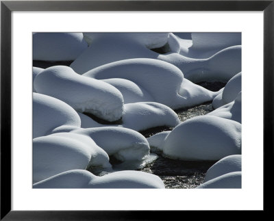 Smooth Hummocks Of Snow Cover The Creek Bed by Michael S. Quinton Pricing Limited Edition Print image