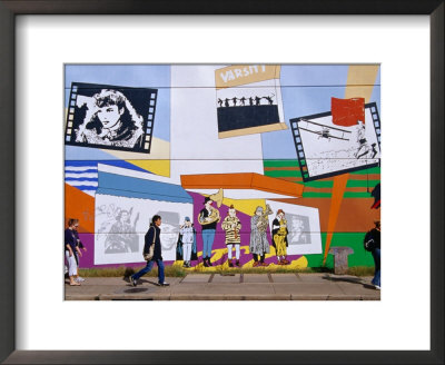 Mural On The Tower Records Building On Guadalupe Street, Austin's University Area, Austin, Texas by Richard Cummins Pricing Limited Edition Print image