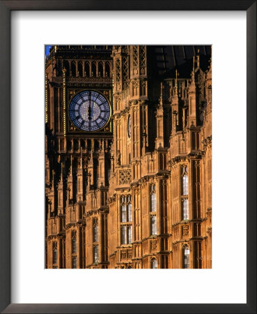 Big Ben Clock And Houses Of Parliament, London, United Kingdom by Chris Mellor Pricing Limited Edition Print image