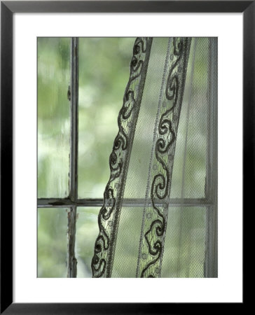 Lace Curtains In Mining Ghost Town, Nevada City, Montana, Usa by John & Lisa Merrill Pricing Limited Edition Print image