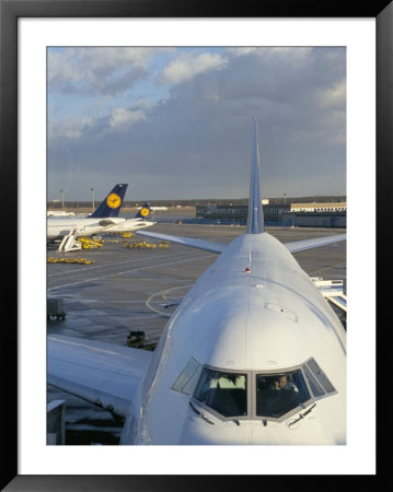 Aircraft On The Ground, Frankfurt Rhein-Main Airport, Frankfurt, Germany by Hans Peter Merten Pricing Limited Edition Print image