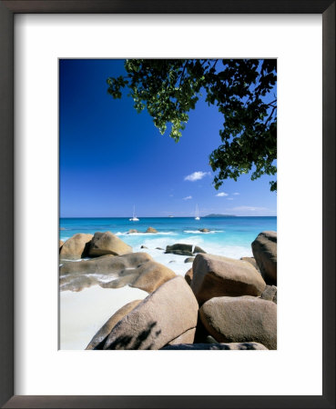 Beach, Anse Lazio, Island Of Praslin, Seychelles, Indian Ocean, Africa by Lee Frost Pricing Limited Edition Print image