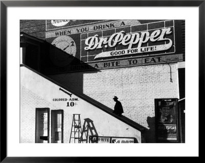 Colored Entrance Of Movie House On Saturday Afternoon, Belzoni, Mississippi Delta by Marion Post Wolcott Pricing Limited Edition Print image