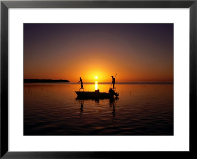 Bonefishing At Sunset, Usa by Lee Foster Pricing Limited Edition Print image