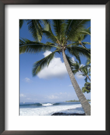 Beach At Kailua-Kona, Island Of Hawaii (Big Island), Hawaii, Usa by Ethel Davies Pricing Limited Edition Print image