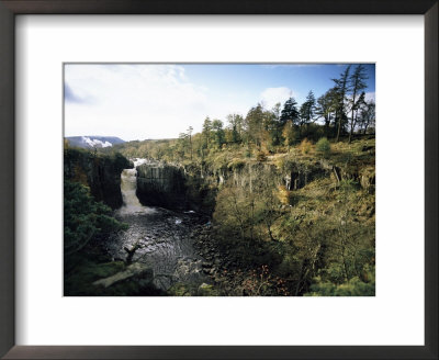High Force Waterfall, The Pennine Way, River Tees, Teesdale, County Durham, England by David Hughes Pricing Limited Edition Print image