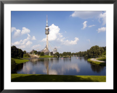 Olympiapark (Olympic Park) And The Olympiaturm (Olympic Tower), Munich, Bavaria, Germany by Yadid Levy Pricing Limited Edition Print image