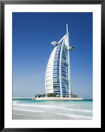 Burj Al Arab Hotel, Dubai, United Arab Emirates, Middle East by Amanda Hall Pricing Limited Edition Print image