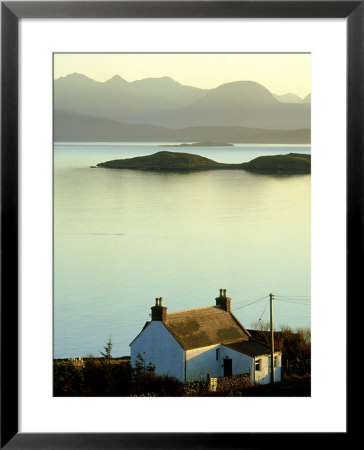 Cottage In Late Evening, Achiltibuie, Scotland by Iain Sarjeant Pricing Limited Edition Print image