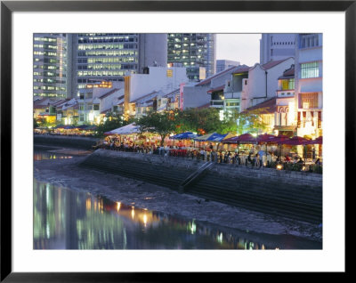 Lights And Reflections, Boat Quay, Singapore by Charcrit Boonsom Pricing Limited Edition Print image
