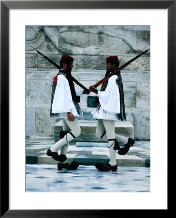 Marching Soldiers, Athens, Attica, Greece by Michael Coyne Pricing Limited Edition Print image