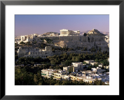 The Acropolis, Parthenon And City Skyline, Athens, Greece by Gavin Hellier Pricing Limited Edition Print image
