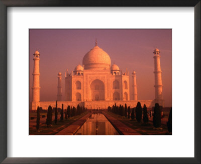Taj Mahal Glows At Sunrise, Agra, Uttar Pradesh, India by Dallas Stribley Pricing Limited Edition Print image