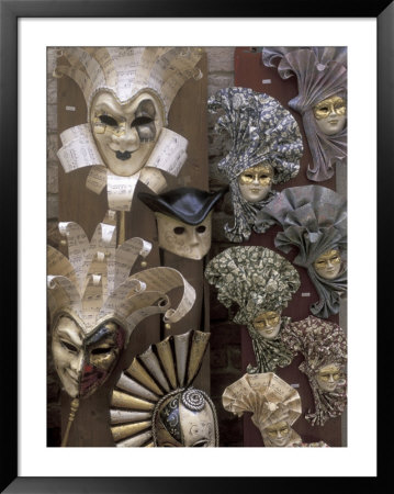 Carnivale Masks, Venice, Italy by Bill Bachmann Pricing Limited Edition Print image