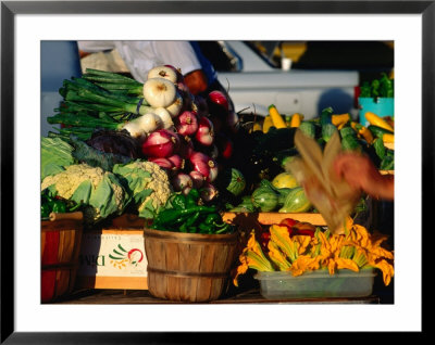 Fresh Produce At Farmer's Market Santa Fe, New Mexico, Usa by John Hay Pricing Limited Edition Print image