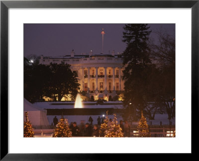 White House, From Elipse At Christmas by Richard Nowitz Pricing Limited Edition Print image