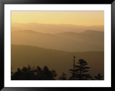 View From Clingmans Dome On The Tennessee/North Carolina Border by George F. Mobley Pricing Limited Edition Print image