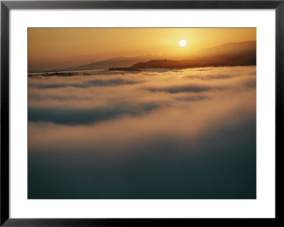 Sunset Above A Layer Of Clouds by Bill Curtsinger Pricing Limited Edition Print image