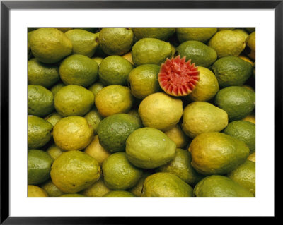 Display Of Guavas In An Open Air Market On Copacobana Beach by Richard Nowitz Pricing Limited Edition Print image