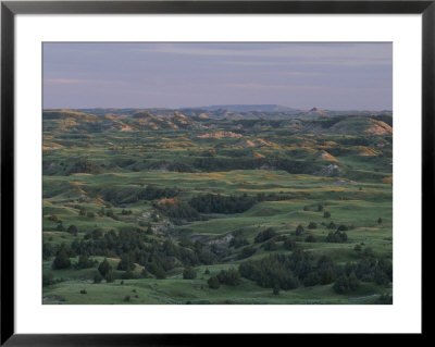 Spring View Of The Badlands Of Painted Canyon Located Within The Park by Michael Melford Pricing Limited Edition Print image