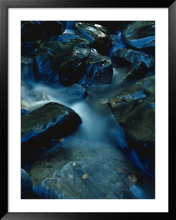 A Small Creek Rushs Over A Rocky Streambed by James P. Blair Pricing Limited Edition Print image