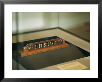 A Piece Of President Truman Memorabillia At The Truman Library by Michael S. Lewis Pricing Limited Edition Print image