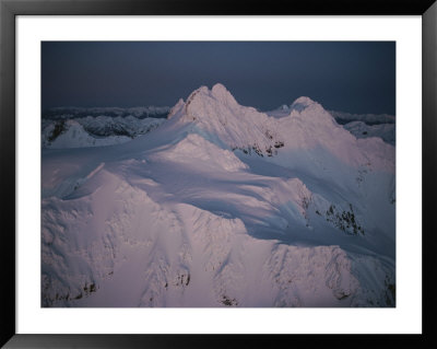 The Spectacular, Snow-Covered Peaks Of The Olympic Mountains by Sam Abell Pricing Limited Edition Print image