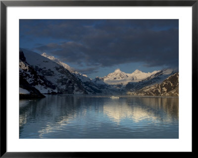 Mountain Reflections In Johns Hopkins Inlet At Sunrise by Ralph Lee Hopkins Pricing Limited Edition Print image