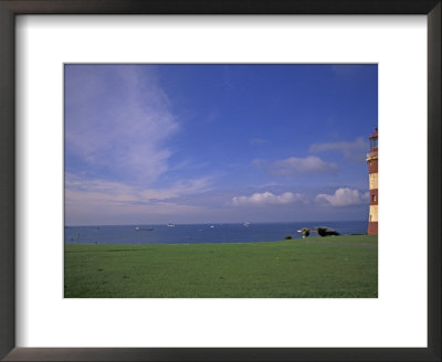 Lighthouse Of Plymouth Hoe, Plymouth, England by Nik Wheeler Pricing Limited Edition Print image