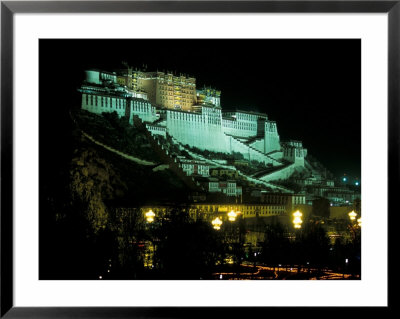 The Potala At Night, Lhasa, Tibet by Vassi Koutsaftis Pricing Limited Edition Print image