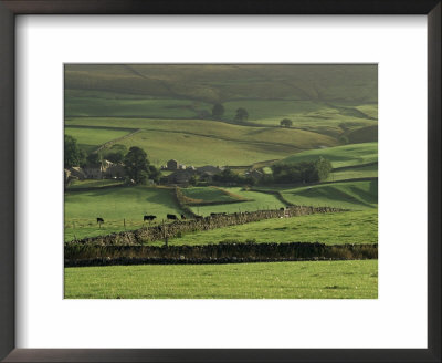 Moors At Ingleborough, North Yorkshire, Yorkshire, England, United Kingdom by Charles Bowman Pricing Limited Edition Print image