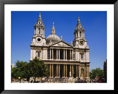 St. Paul's Cathedral, London, England, Uk by Charles Bowman Pricing Limited Edition Print image