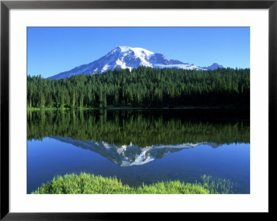 Reflection Lake, Mt. Rainier National Park, Washington, Usa by Rob Tilley Pricing Limited Edition Print image