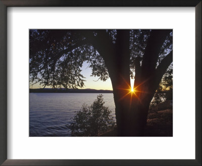 Lake Cour D'alene At Sunset, Idaho, Usa by Chuck Haney Pricing Limited Edition Print image