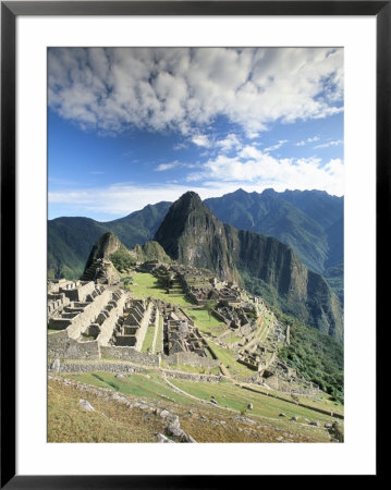 Inca Ruins In Morning Light, Machu Picchu, Unesco World Heritage Site, Urubamba Province, Peru by Gavin Hellier Pricing Limited Edition Print image