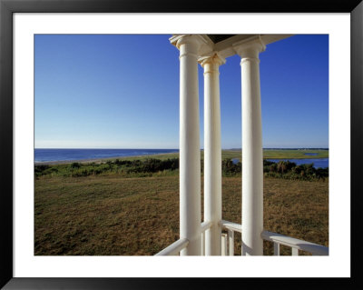 Coast Guard Station Porch, Cape Cod Ns, Ma by Jeff Greenberg Pricing Limited Edition Print image