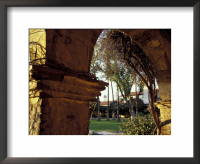 Courtyard Of Mission San Juan Capistrano, California, Usa by John & Lisa Merrill Pricing Limited Edition Print image