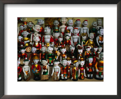 Colourful Puppets Used In The Ancient Art Of Water Puppetry (Roi Nuoc), Hanoi, Vietnam by Anders Blomqvist Pricing Limited Edition Print image