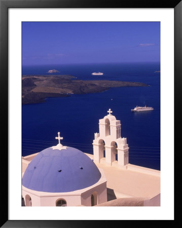 Kimisis Theotokov Church, Santorini, Greece by Walter Bibikow Pricing Limited Edition Print image