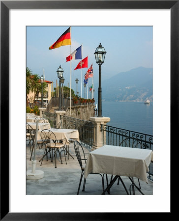 Lakeside Restaurant, Lake Como, Italy by Lisa S. Engelbrecht Pricing Limited Edition Print image