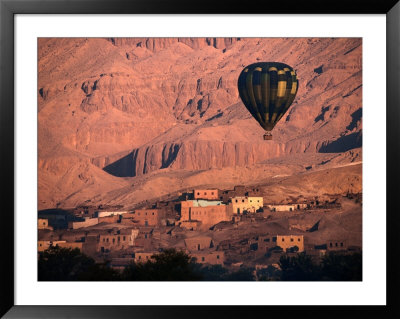 Hot Air Balloon Over The Theban Hills, Luxor, Egypt by John Elk Iii Pricing Limited Edition Print image