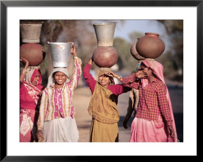 Rajasthan, Women With Water Baskets, India by Jacob Halaska Pricing Limited Edition Print image