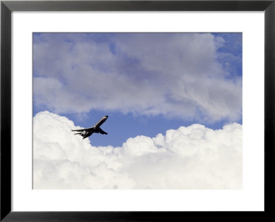 Commercial Airplane Soaring Above The Clouds by Mitch Diamond Pricing Limited Edition Print image