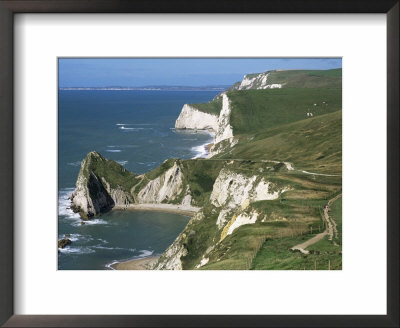 Coast Near Lulworth, Dorset, England, United Kingdom by Rob Cousins Pricing Limited Edition Print image