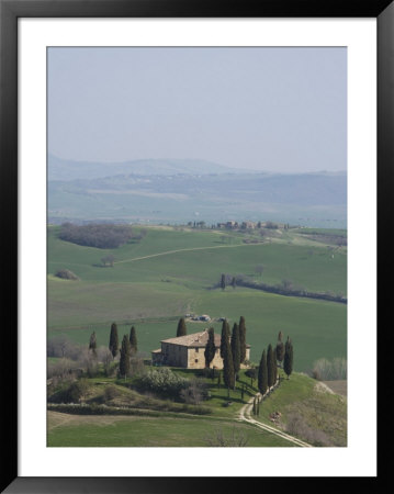 Farmhouse Called Il Belvedere Near San Quirico, Val D'orcia, Tuscany, Italy by Angelo Cavalli Pricing Limited Edition Print image