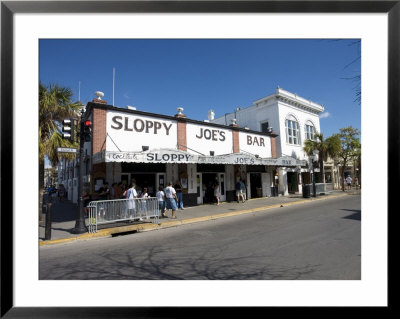 Sloppy Joe's Bar In Duval Street, Key West, Florida, Usa by Angelo Cavalli Pricing Limited Edition Print image